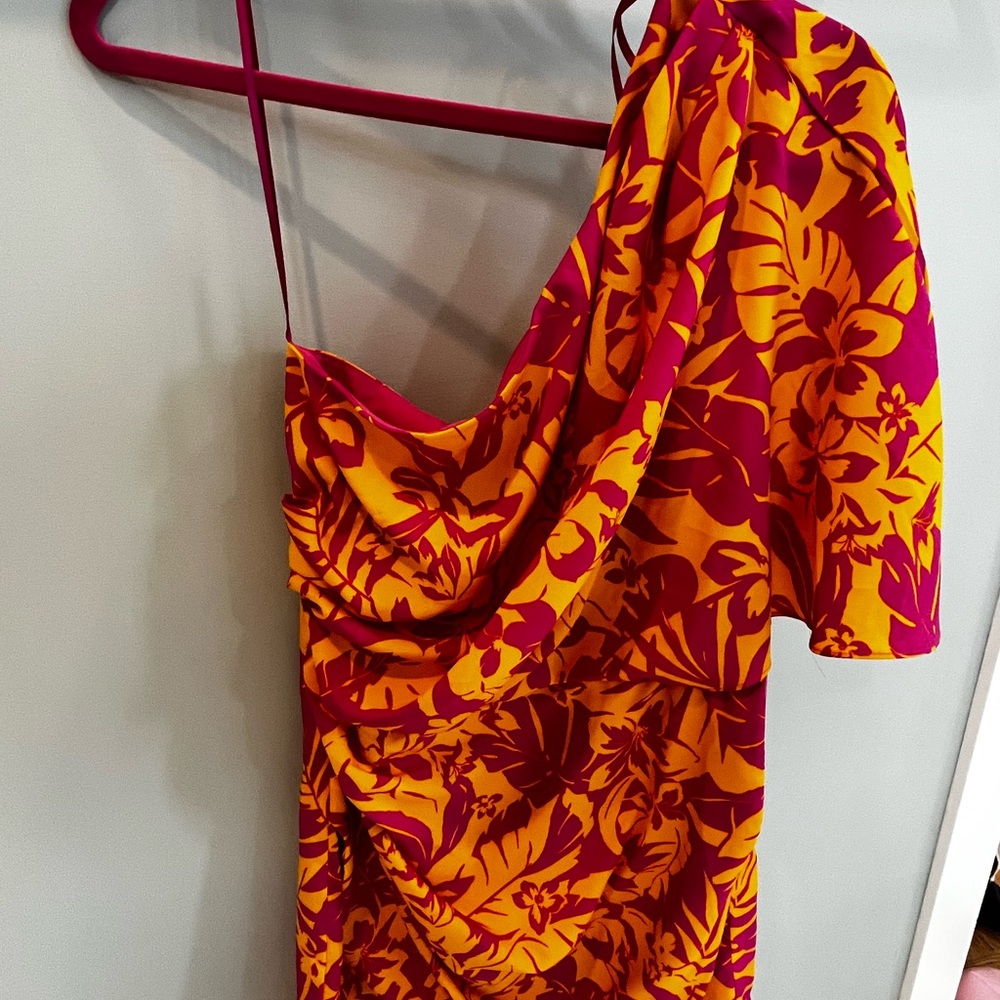 DO+BE Pink and Yellow Floral Dress